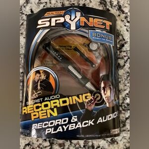 Spy net recording pen